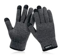 4UMOR Guantes Invierno Pantalla Táctil de Punto Calientes para Hombre Mujer S
