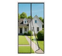 4UMOR Mosquitera Puerta Magnética 75x210cm Ensanchado Cinta de 3,8cm Sin Taladrar Cortina Mosquitera Exterior Cierre Automático para Balcón, Cocina, Dormitorio, Correderas, Garaje o Patio