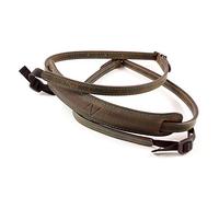 4V Design Lusso Slim - Correa para cámara en Cuero, Kit Enganche Universal, Color Verde y Cian