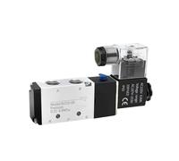 4V110-06 4V210-08 4V310-10 4V410-15 Válvulas de aire neumáticas electromagnéticas de 2 posiciones y 5 vías 1/4 DC12V DC24V válvula solenoide 5/2(DC24V,4V110-06)