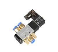 4V110-06 Válvula solenoide neumática de 1/8", 5 puertos, 2 posiciones, fuente de aire, 12 V CC, 24 V CC, 110 V CC, 220 V CC(8mm,DC24V)