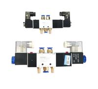4V130C-06 4V230C-08 4V330C-10 4V430C-15 Air Electromagnetic Valves 3 Position 5 Way Pneumatic Solenoid Valve(4V330C-10 12mm,AC220V)