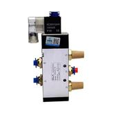 4V210-08 4v110-06 válvula de aire neumática de 5 vías 5/2 electromagnética DC12V DC24V controlador de válvulas solenoides AC110V AC220V 4V310-10(4V410-15,DC24V)