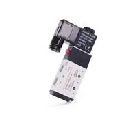 4V210-08 4V310-10 4V410-15 Válvula solenoide eléctrica neumática de control direccional válvula magnética 24V 220V (AC24V)
