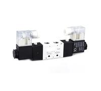 4V230-08C Válvula solenoide neumática de 5 vías y 3 posiciones de 1/4", CC 12 V, CC 24 V, CA 110 V, CA 220 V, con conectores de 4, 6, 8, 10 y 12 mm(4v230-08c W Pc10)