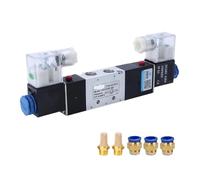 4V230C-08 4V230E-08 4V230P-08 - Válvulas solenoides de aire de 3 posiciones y 5 puertos, válvulas de control neumático (solo 4V230E-08, AC110V)