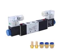 4V230C-08 4V230E-08 4V230P-08 - Válvulas solenoides de aire de 3 posiciones y 5 puertos, válvulas de control neumático (solo 4V230E-08, DC24V)