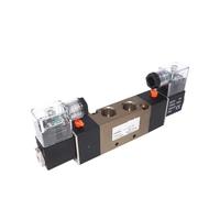 4V320-10 DC 12V 24V 110V 220V 380V 3/8" BSPT 2 Position 5 Ways Pneumatic Solenoid Valve(4V320-10 AC110V,With 6mm)
