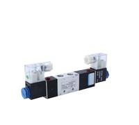 4V330C-10 4V330E-10 4V330P-10 - Válvula solenoide direccional neumática de doble cabeza, 5 vías, 3 posiciones, sujeción de apagado, 1 unidad (solo 4V330C-10, DC12V)