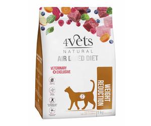 4Vets Natural Weight Reduction pienso seco para gatos con sobrepeso y obesidad 1 kg