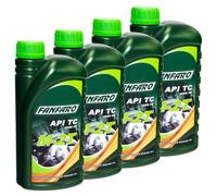 4x 1 Litro Aceite FANFARO M-2T Universal 2-Takt ISO-L-EGB Jaso Fb Api TC