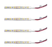 4X 10cm Impermeable Cálido 5050 Luces de Tira Llevadas 12V Caravana Coche