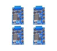 4X 12V 24V Luz LED Interruptor de Relé de Retardo de Tiempo de Retardo de Tiempo Digital Circuito de Doble Tubo Mos Módulo de Tablero de Control