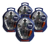 4X 12V 60/55W Caja De Bombillas De Repuesto Osram H4+P21W+PY21W+P21/5W+R5W+W5W