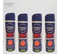 4x 150ml Nivea Men Dry Impact Anti Transpirant 72h Desodorante Spray Extra Funda