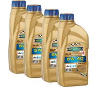 4x 1L RAVENOL aceite motor Rup Carreras Ultra Performance SAE 5W-40 para BMW