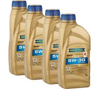 4x 1L RAVENOL aceite motor SMP SAE 5W-30 para BMW Longlife-04 MB 229.51 VW 504
