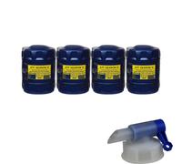 4x 20 Litro Mannol Aceite Motor Dexron VI Mecanismo Automático Incl. Grifo