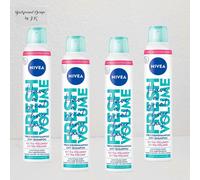 4x 200ml Nivea Champú Seco Fresh Volume Extra Volumen Frescura Inmediata