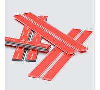 4x 200mm Bisagras Flexibles : no se requiere pegamento, Autoadhesivas. Autoadhesivas. Plástico bisagras activas y flexibles. Bisagras Acrílicas, continuas y transparentes de piano.