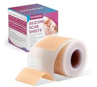 4x 300CM Parches de Silicona para Cicatrices, Suave y Reutilizable, Fácil de Cortar, Parches Cicatrizantes, Ideal para Cicatrices por Cesárea, Cirugía, Quemaduras, Acné y Más