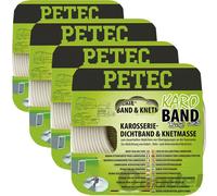 4x 3M PETEC Karo-Band Butilo Blanco 20mm Autoadhesivo Masilla