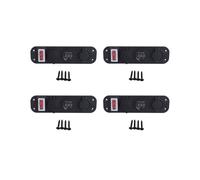 4X 4 En 1 Dual QC3.0 Cargador de Corriente C-Igarette Encendedor Voltímetro Digital con Interruptor Basculante Y Control Inteligente de