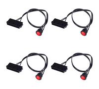 4X 50 cm 24 Pines Hembra ATX PSU PC Fuente de Alimentación Probador de Arranque Puente de Arranque