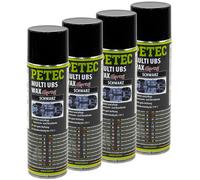 4x 500ML PETEC Multi Gbstv bajo Protección Del Suelo Cera Disolvente Oxidación