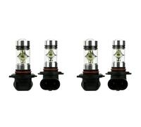 4X 6000K Super White H10 9045 9145 9140 100W 1200LM LED Fog Light Bulb