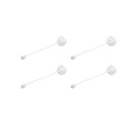 4X 6P2C RJ11 Macho A Hembra Dos Formas Telefono Divisor Convertidor Cable
