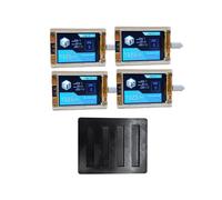 4x 735KH/S NMMiner NerdMiner+4 Slots Stand Bitcoin Crypto Solo Lottery Miner Upgraded 2.8 Inch Display NO Touch