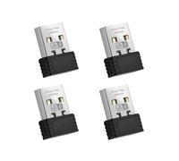 4X Adaptador InaláMbrico WiFi 6 AX286 802.11Ax 2,4 GHz, Controlador Gratuito, Tarjeta de Red USB para Ordenador Win7/10/11, Receptor WiFi