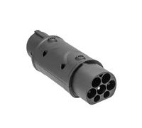 4X Adaptador SAE IEC 62196 2 A J1772 Tipo 1 Carga de VehíCulos EléCtricos Cargador de VehíCulo EV Conector de un Lado EstacióN de Carga 32A