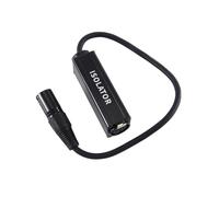 4X Aislador de Cable de Audio XLR Elimina el Ruido Aislante de Audio de Bucle de Tierra el Sonido Actual Elimina el Ruido, Hembra A Macho