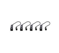 4X Aislador de Cable de Audio XLR Elimina el Ruido Aislante de Audio de Bucle de Tierra el Sonido Actual Elimina el Ruido, Hembra A Macho