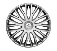 4 Alcar Tapacubos rueda 17 pulgadas Milano silber QALWCMI17SI
