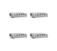 4X Amplificador de Potencia ST-838 HiFi de 2.1 Canales, Amplificador de Sonido de Graves Estéreo de 80 W X 2 con Salida de Subwoofer, Amplificador de