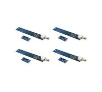 4X Antena Activa MiniWhip de Onda Corta de 10 KHZ A 30 MHZ Whip LF VLF VHF SDR RX con Cable Portátil