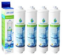 4x AquaHouse AH-UIF Filtro de agua para nevera compatible con Samsung LG Haier Daewoo solo con filtros externos