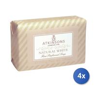 4X Atkinsons Natural White Jabón Perfume 200G