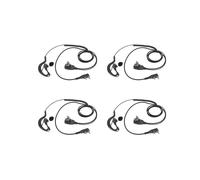 4X Auriculares de 2 Pines En Forma de G Auriculares PTT MIC con Gancho para La Oreja para Puxing Wouxun Radio