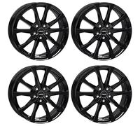 4x Autec llantas BRIXEN 7.0x17 ET51 5x100 Schwarz