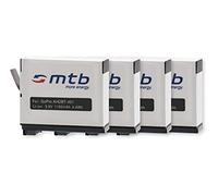 4X Batería AHDBT-401 [Li-Ion - 3.8V / 1160mAh] Compatible con GoPro Hero4 / Hero 4 Black, Silver, Surf & Music Edition