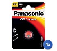 4X Batería De Botón Marca Panasonic Modelo 384/392 SR-41EL/1B