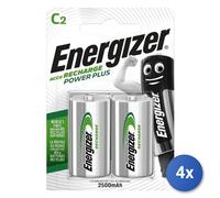 4X Batería Energizer Recargable 2 Pz