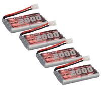 4x Batería Paquete RC 9,6V 2200mAh Aa Mignon L4x2 Xcell NI-MH Racing para Tamiya