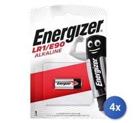 4x Baterías De Botón Alcalinas Marca Energizer Modelo LR1/E90