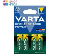 4x Baterías Recargables AA Varta Recharge Accu Recycled NiMH 2100mAh 1.2V