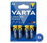 4x Baterías VARTA High Energy Stilo 4xAA